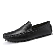 Angelo Ricci™ Genuine Leather Loafers With Spikes