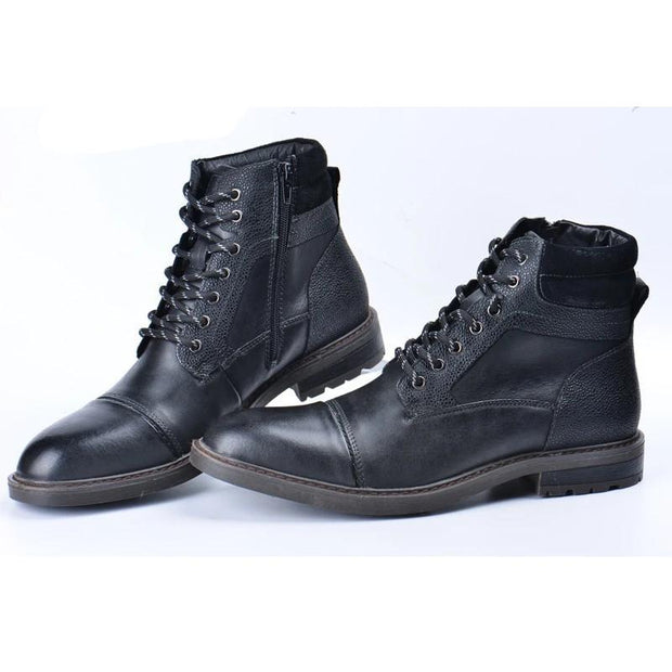 Angelo Ricci™ Casual Martin Style Boots With Zipper