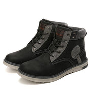 Angelo Ricci™ Retro Style Leather Martin Men Snow Boots