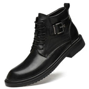 Angelo Ricci™ Hand Made Leather Classic Boots With Buckle