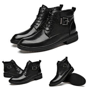 Angelo Ricci™ Hand Made Leather Classic Boots With Buckle