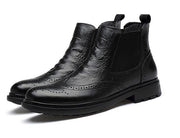 Angelo Ricci™ Alligator Design Chelsea Boots