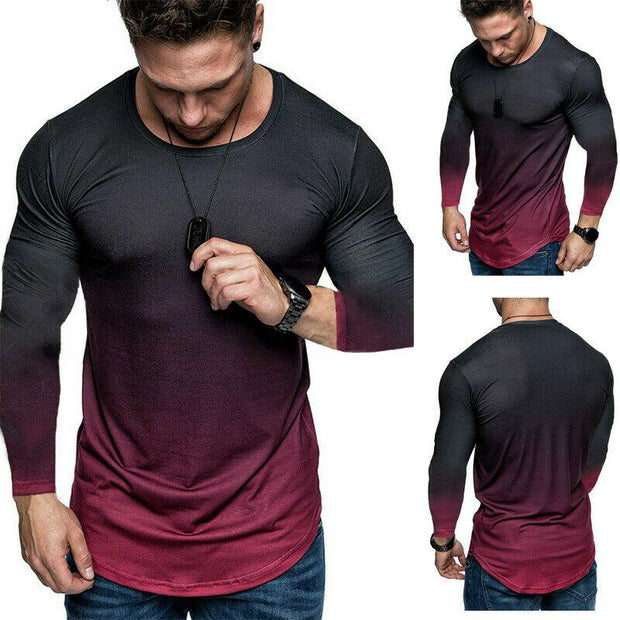Angelo Ricci™ Gradient Long Sleeve T-shirt
