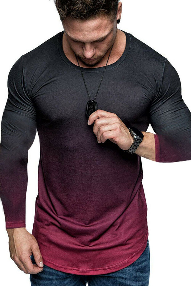 Angelo Ricci™ Gradient Long Sleeve T-shirt