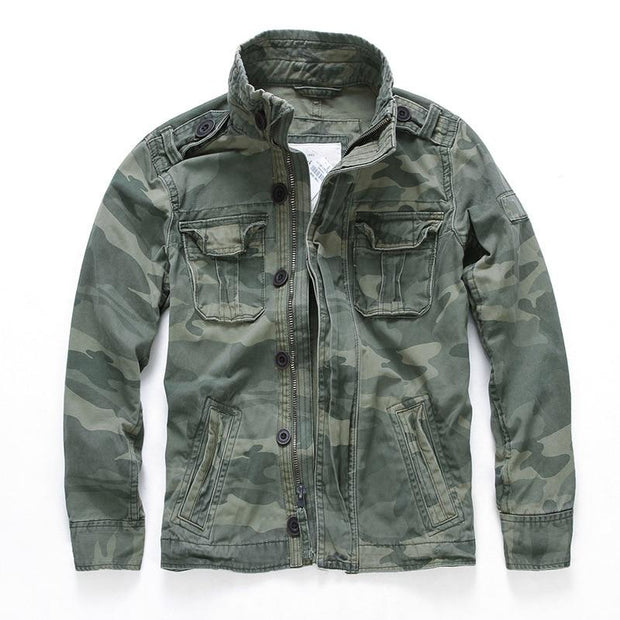 Angelo Ricci™ Military Spring Camo Jacket