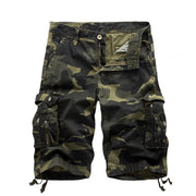 Angelo Ricci™ Military Camo Cargo Shorts