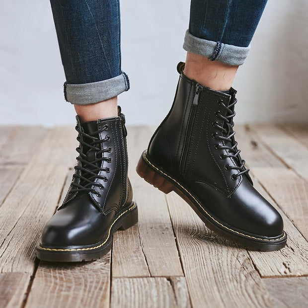 Angelo Ricci™ Casual Basic Zipper Boots