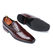 Angelo Ricci™ Trending Laces Style Elegant Leather Shoes