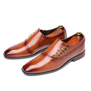 Angelo Ricci™ Trending Laces Style Elegant Leather Shoes