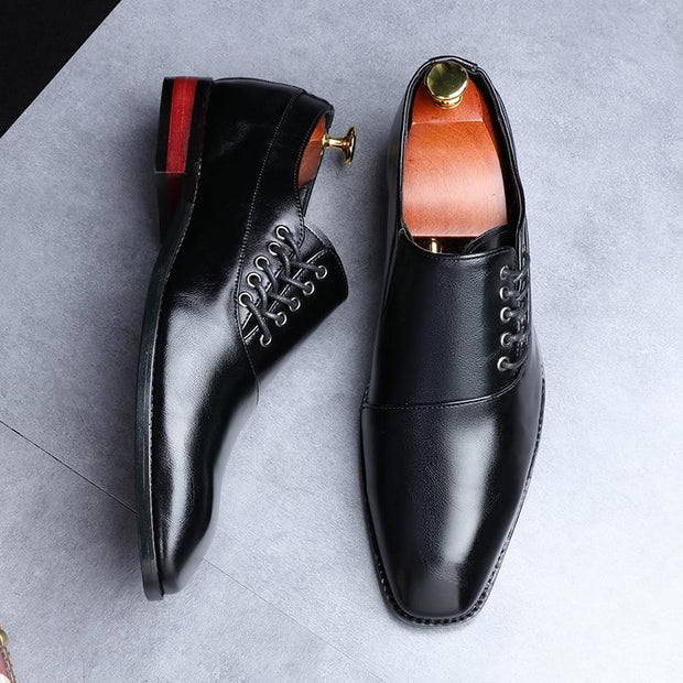 Angelo Ricci™ Trending Laces Style Elegant Leather Shoes