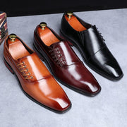 Angelo Ricci™ Trending Laces Style Elegant Leather Shoes