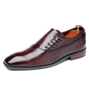 Angelo Ricci™ Trending Laces Style Elegant Leather Shoes