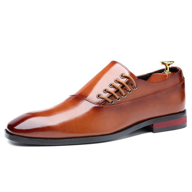 Angelo Ricci™ Trending Laces Style Elegant Leather Shoes