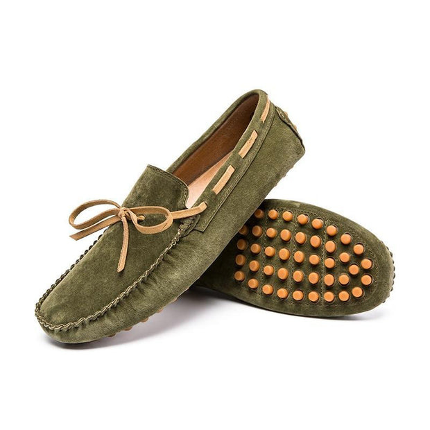 Angelo Ricci™ British Style Leather Moccasins