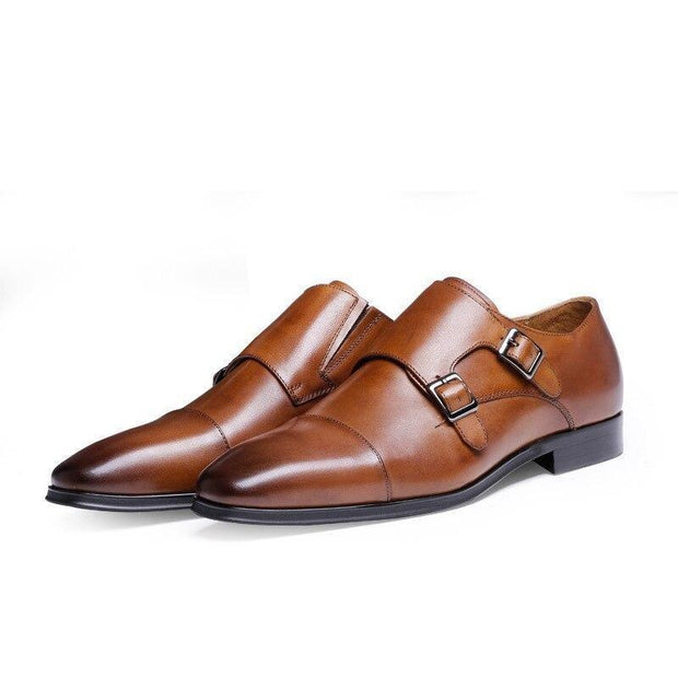 Angelo Ricci™ Genuine Leather Oxford With Straps