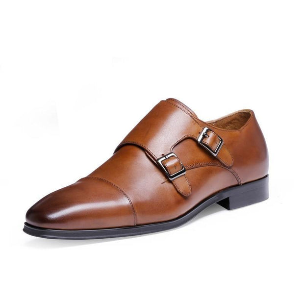 Angelo Ricci™ Genuine Leather Oxford With Straps