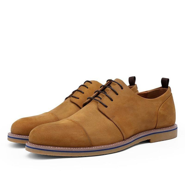 Angelo Ricci™ Breathable Genuine Leather Derby Shoes