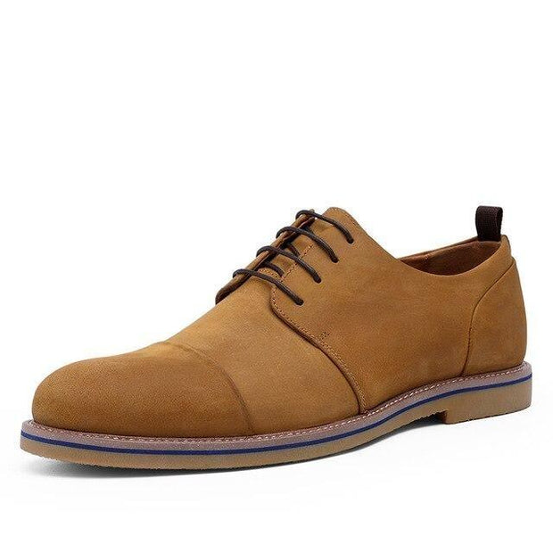 Angelo Ricci™ Breathable Genuine Leather Derby Shoes