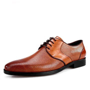 Angelo Ricci™ Breathable Genuine Leather Dress Shoes