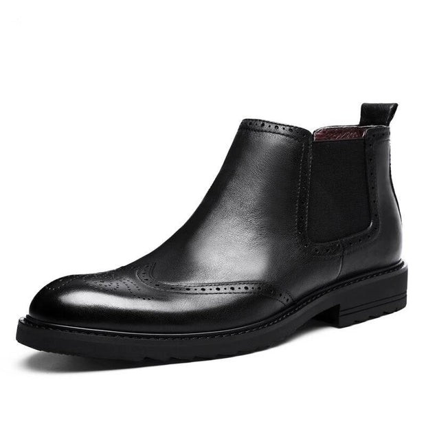 Angelo Ricci™ Bulllock Style Leather Boots