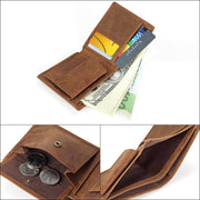 Angelo Ricci™ Crazy Cow Leather Wallet