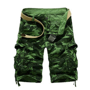 Angelo Ricci™ Cotton Camouflage Cargo Shorts