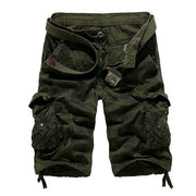 Angelo Ricci™ Cotton Camouflage Cargo Shorts