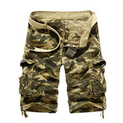 Angelo Ricci™ Cotton Camouflage Cargo Shorts