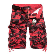 Angelo Ricci™ Cotton Camouflage Cargo Shorts