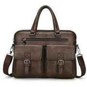 Angelo Ricci™ Men's Luxury Leather Business Briefcase