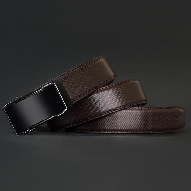 Angelo Ricci™ Automatic Buckle Cowhide Male Belt