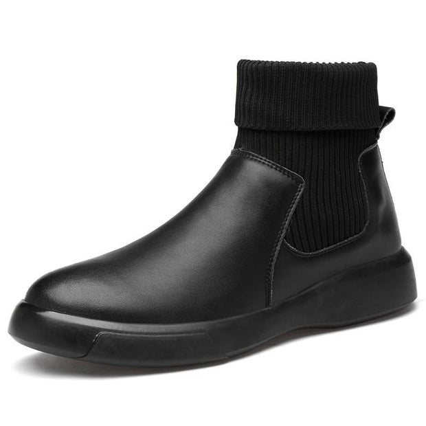 Angelo Ricci™ Unique Design Cloth Lining Comfy Leather Shoes