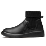 Angelo Ricci™ Unique Design Cloth Lining Comfy Leather Shoes