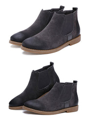 Angelo Ricci™ Chelsea Fashion Suede Leather Boots