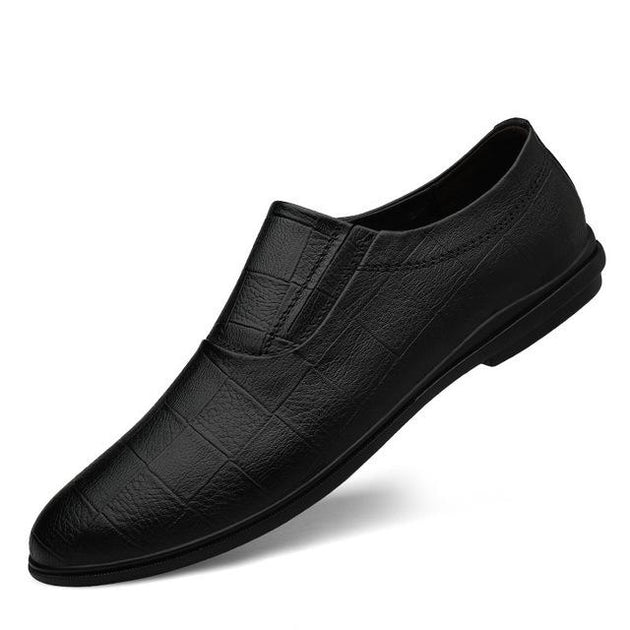 Angelo Ricci™ Leather Slip Loafers