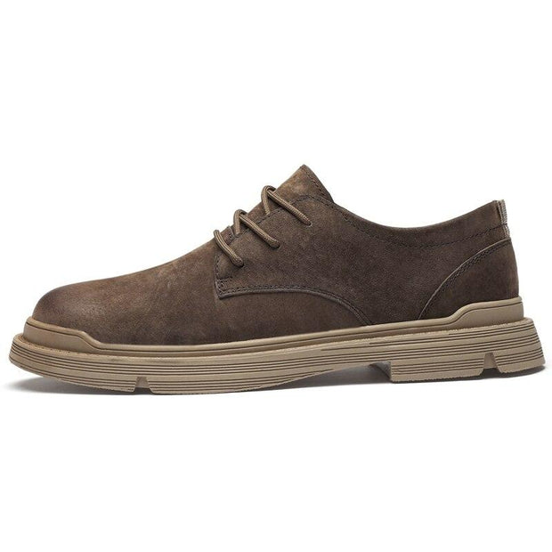 Angelo Ricci™ Suede Leather Shoes With Ankle