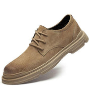 Angelo Ricci™ Suede Leather Shoes With Ankle