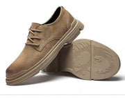 Angelo Ricci™ Suede Leather Shoes With Ankle