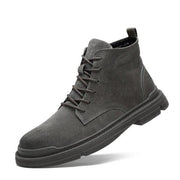 Angelo Ricci™ Suede Leather Autumn Ankle Boots