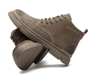 Angelo Ricci™ Suede Leather Autumn Ankle Boots