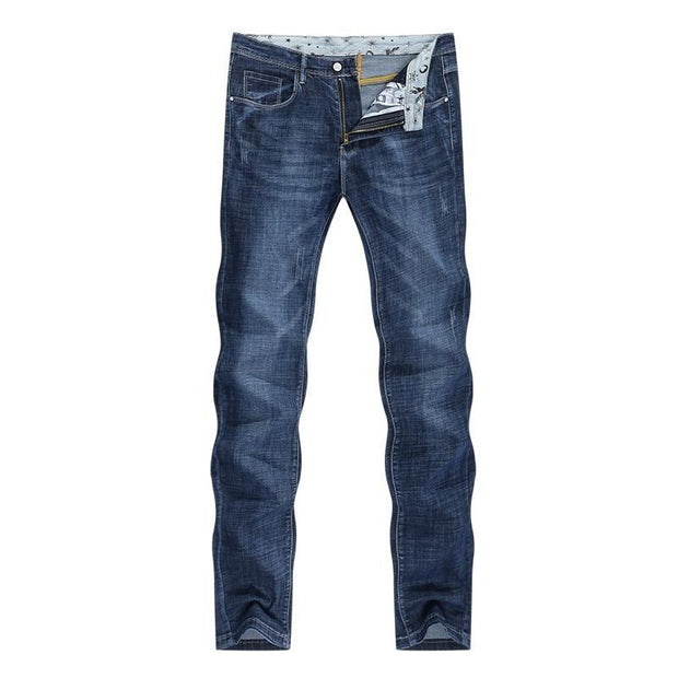 Angelo Ricci™ Elastic Leisure Long Brand Jeans