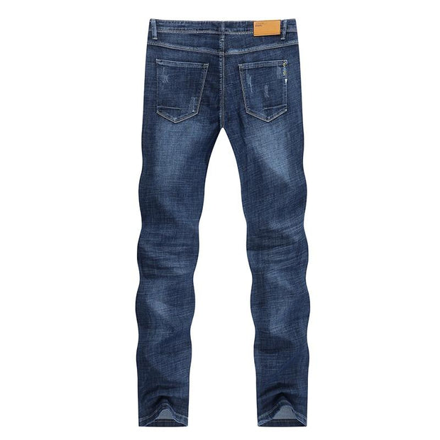 Angelo Ricci™ Elastic Leisure Long Brand Jeans