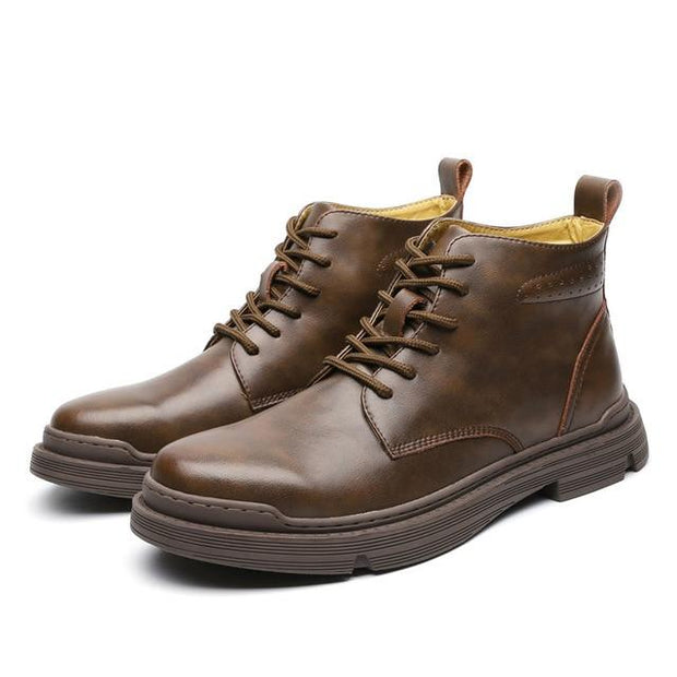 Angelo Ricci™ Genuine Leather Ankle Classic Boots