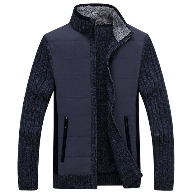 Angelo Ricci™ Casual Warm Fleece Knitted Sweater