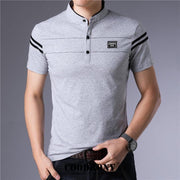 Angelo Ricci™ Brand Summer Short Sleeve Cotton T Shirt