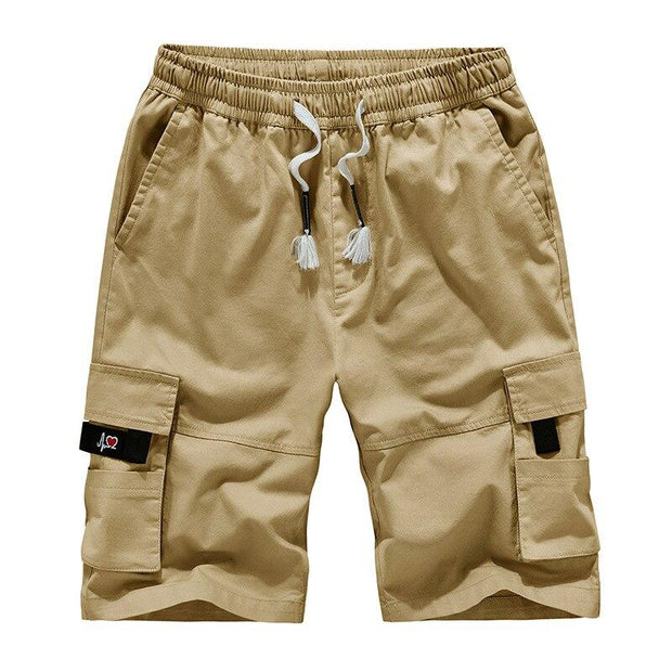 Angelo Ricci™ Casual Loose Cotton Cargo Shorts