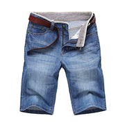 Angelo Ricci™ Men's Solid Denim Shorts