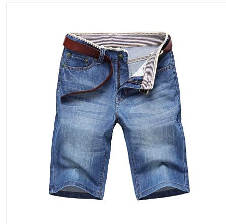 Angelo Ricci™ Men's Solid Denim Shorts