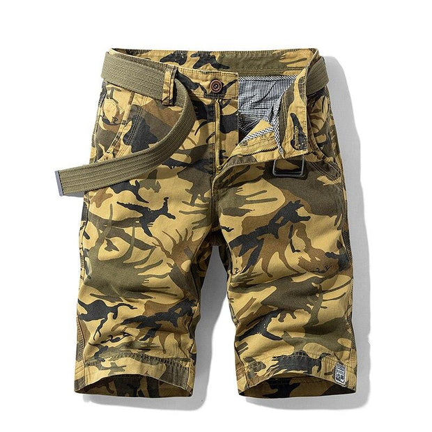 Angelo Ricci™ Fashion Cotton Camouflage Shorts