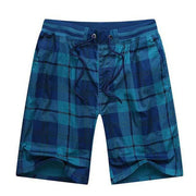 Angelo Ricci™ Bermuda Elastic Waist Plaid Shorts